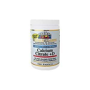  Calcium Citrate + D   400 tabs