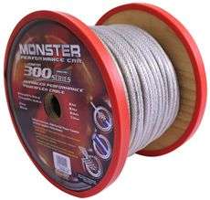 Monster Cable MPC P300 8S 250 25 Feet Silver 8 AWG Gauge Power+Ground 