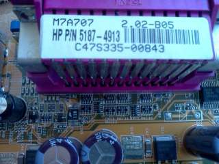 HP / COMPAQ 5187 4913 ASUS KELUT A7V8X LA SOCKET 462/A AGP Motherboard 
