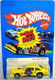 HOT WHEELS THE HOT ONES FLAT OUT 442 #2506 NRFP MINT CONDITION 1980 