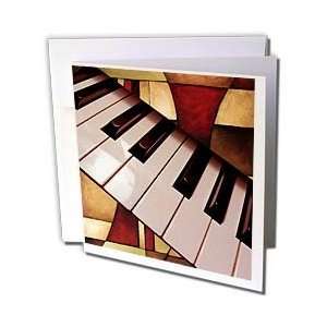  Music   Piano Abstract   Greeting Cards 12 Greeting Cards 