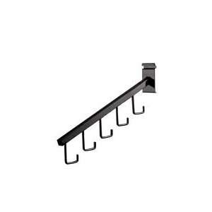  Black 5 J Hook Waterfall Square Tube For Wire Grid Panels 
