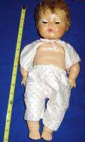 OLD AMERICAN CHARACTER DOLL PATENT #2675.644 14.5 BABY DOLL W/BLINKY 