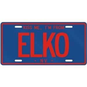   AM FROM ELKO  NEVADALICENSE PLATE SIGN USA CITY