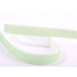 of 100% Acrylic Beautiful Soft Pastel Green Velvet Trim for Accenting 