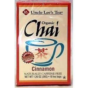 Uncle Lees Teas Cinnamon Chai Tea, Org, Caffeine Free   1 box (Pack 