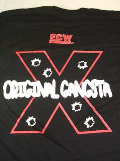 New Jack ECW Original Gansta Authentic T shirt MEDIUM  