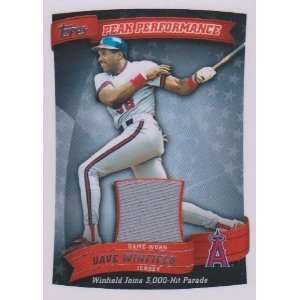   2010 Topps Peak Performance Relics #DW Dave Winfield 