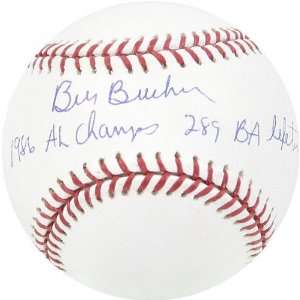 Bill Buckner Autographed Baseball  Details 86 AL Champs 