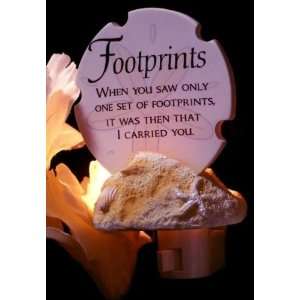  Footprints Poem Night Light