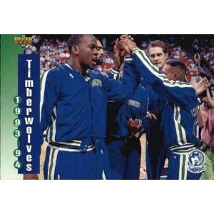   Upper Deck 1993 1994 schedule Timberwolves # 225