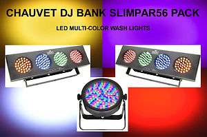 CHAUVET DJ BANK SP56 PACK (3) LED WASH LIGHTS $15 INSTANT OFF BAND 