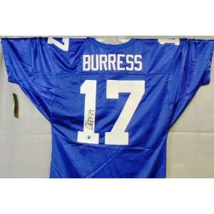  Plexico Burress Autographed New York Giants Jersey 