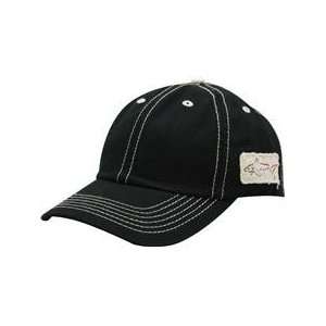 Greg Norman Contrast Cresting Personalized Hat   Black