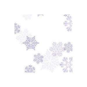   Snowflakes Purple 4 x 9 inch Cellophane Bags