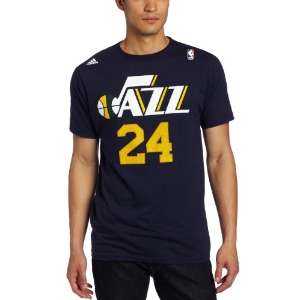  NBA Utah Jazz Paul Millsap Mens Name and Number Tee 