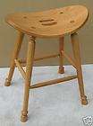 new 24 inch saddle seat solid oak bar counter stool