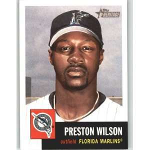  2002 Topps Heritage #100 Preston Wilson   Florida Marlins 