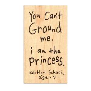  Inkadinkado Wood Mounted Rubber Stamp I Am The Princess By 