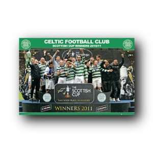  Celtic Football Club Team Poster The Scotish Cup 33682 