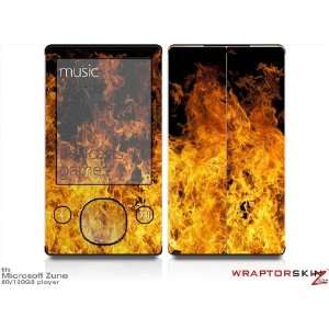 Zune 80/120GB Skin Kit   Open Fire plus Free Screen Protector by 