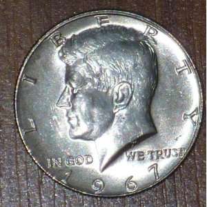  1967 Kennedy Half Dollar 