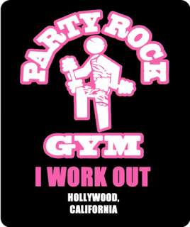 LMFAO Party Rock Gym I Work Out Mouse Pad Fast Shipping  