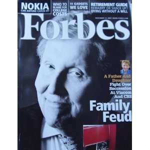  Forbes Magazine November 12 2007 Family Feud Viacom 