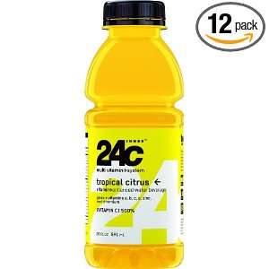 Jones Soda 24c Tropical Citrus, 20 Ounce bottles (Pack of 12)  