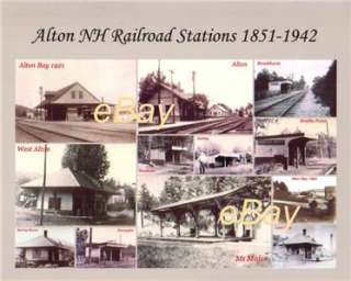   Stations Alton Bay Mt Major Loon Cove Kewayden Woodlands 1851 1942