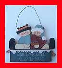 love will keep us warm snowman wood primitive country w
