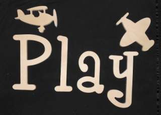   Kids Unfinished Wood Wooden Names Nursery Wall Decor letters  