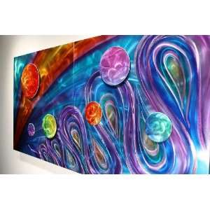  Colorful Metal Wall Art Painting Abstract Decor, Design by 