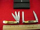 case 3bl trapper robeson stag 2 knife set 1995 ibca