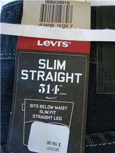 Levis 514 MEN Slim STRAIGHT Leg ALL Size 006630019  