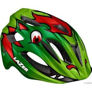  Lazer Pnut Youth Helmet Green Dragon One Size