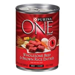    Purina ONE Wholesome Beef and Brown Rice Entrée