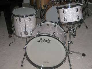 Ludwig Classic Maple 3 PC WMP   White Marine Pearl Shell Pack  MSRP $ 