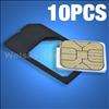 10pcs Micro Sim Card Adapter Tray for iPhone 4 iPad EA233C  