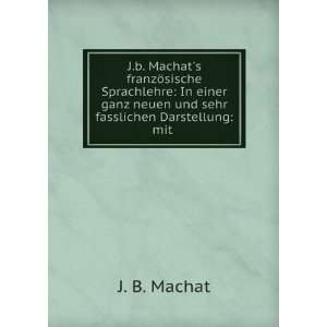   Sprachlehre In einer ganz neuen und sehr . J. B. Machat Books