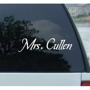  8 MRS. CULLEN   Twilight   Edward Cullen Vinyl Decal 