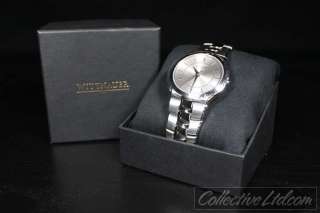 Mens Wittnauer Biltmore Collection Watch Steel Chrome  