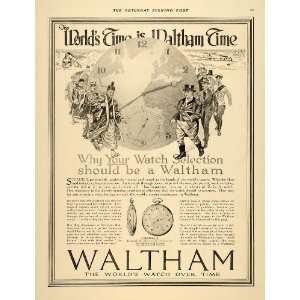  1918 Ad Waltham Colonial A Pocket Watch Horological 