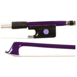   Series Carbon Graphite Purple 15 and larger Viola Bow with White Hair