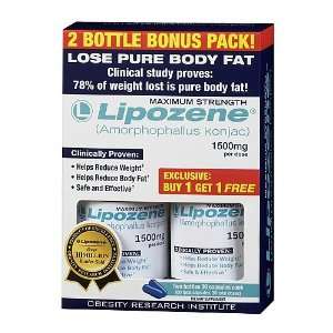  Lipozene® (Amorphophallus konjac )   2 Bottle Bonus Pack 