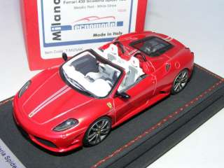 43 Tecnomodel Ferrari F430 Scuderia 16M Met Red  