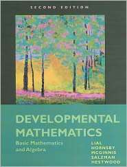 Developmental Mathematics Basic Mathematics and Algebra, (0321599209 