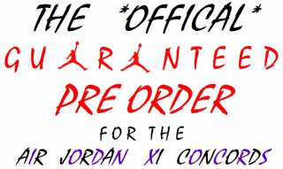 AIR JORDAN XI CONCORD 2011 OFFICAL ORDER FREE AJ XI SOCKS w/ STORE 