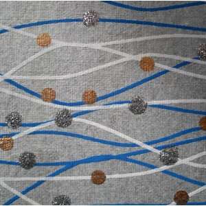  Handmade Paper Blue/White Lines & Dots 22x30 Arts, Crafts 