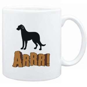  Mug White  Irish Wolfhound  ARRRRR  Dogs Sports 